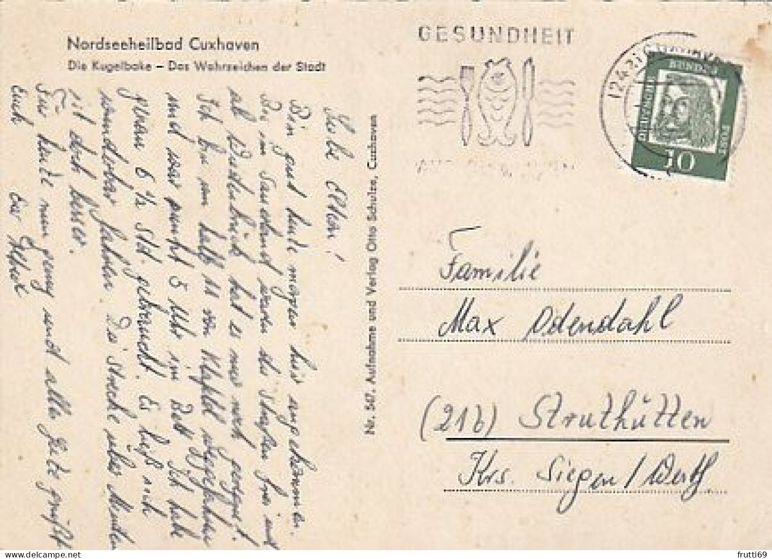 AK 215655 GERMANY - Cuxhaven - Die Kugelbake - Cuxhaven