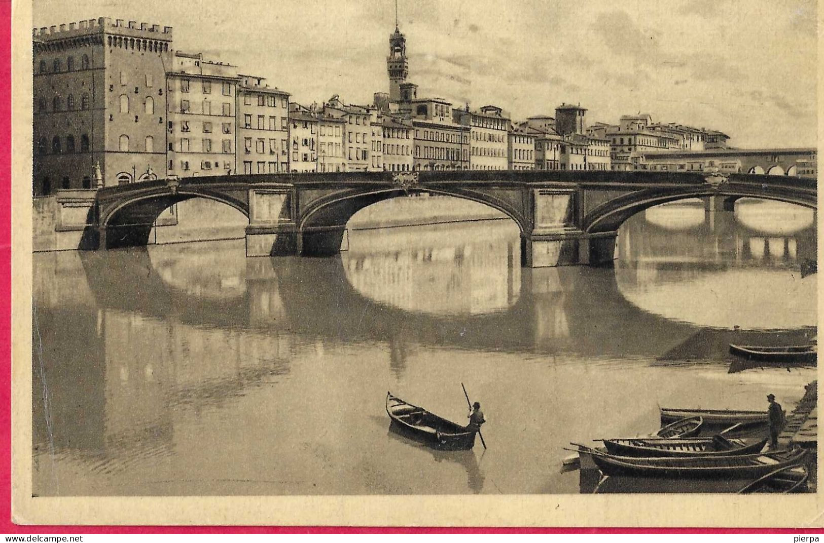 FIRENZE - PONTE S. TRINITA' - FORMATO PICCOLO - VIAGGIATA 1936 - Firenze (Florence)