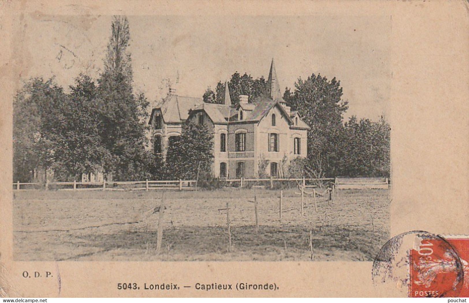 CE 27 -(33) LONDEIX  ( CHATEAU ) -  CAPTIEUX  -  2 SCANS - Other & Unclassified