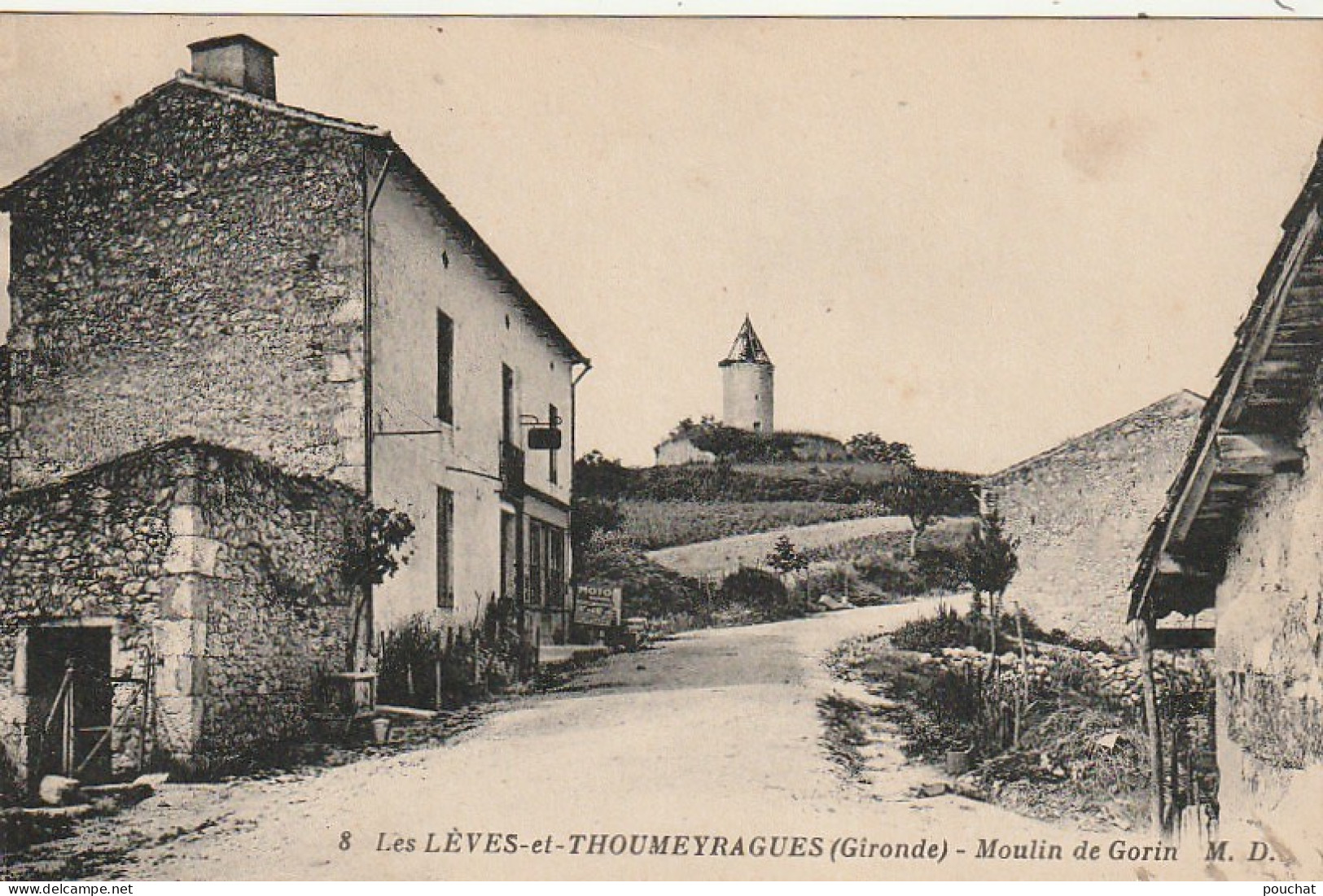 CE 27 -(33) LES LEVES ET THOUMEYRAGUES  - MOULIN DE GORIN    -  2 SCANS - Other & Unclassified