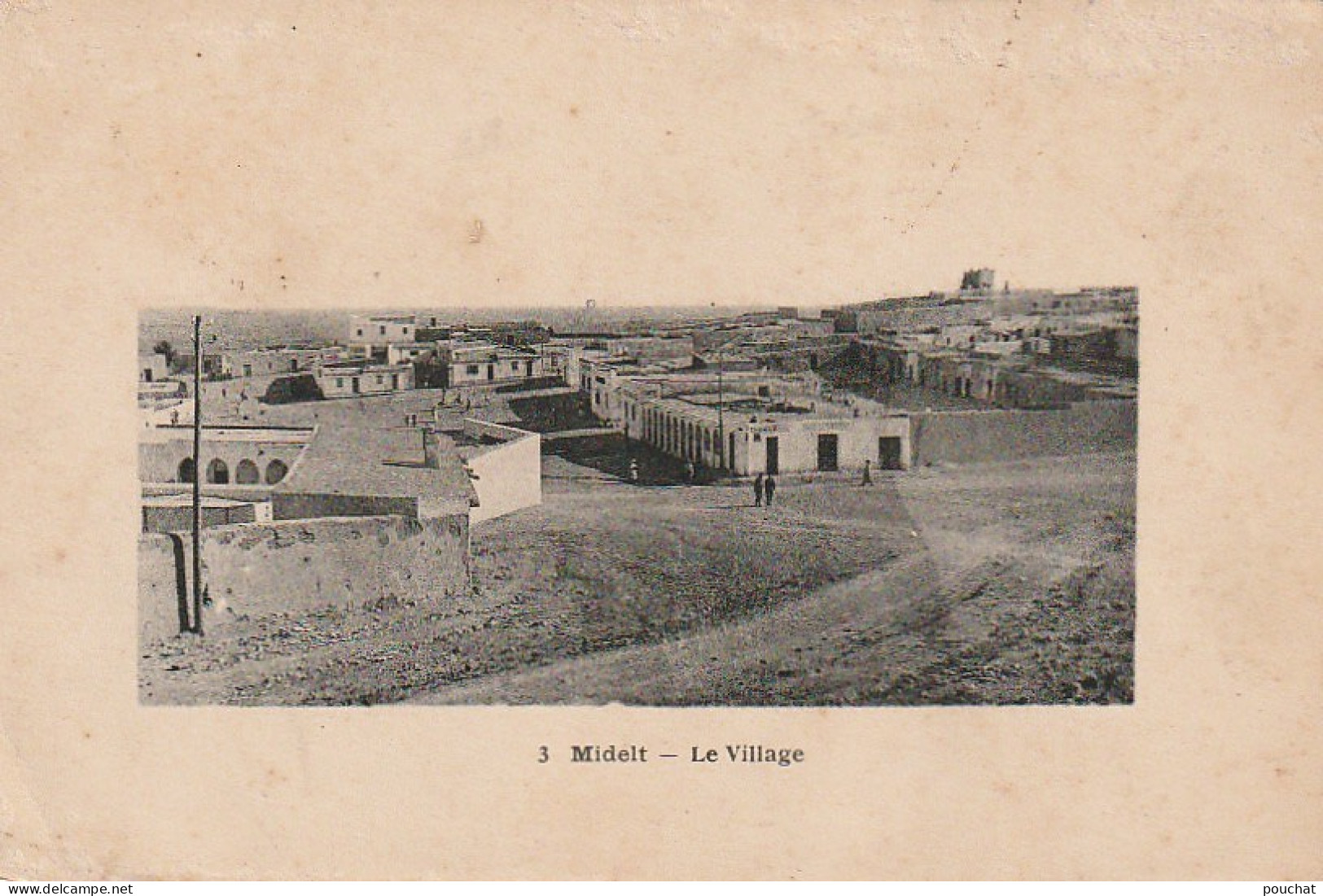 CE10 - MIDELT ( MAROC ) -  LE VILLAGE - VUE GENERALE -  2 SCANS - Other & Unclassified