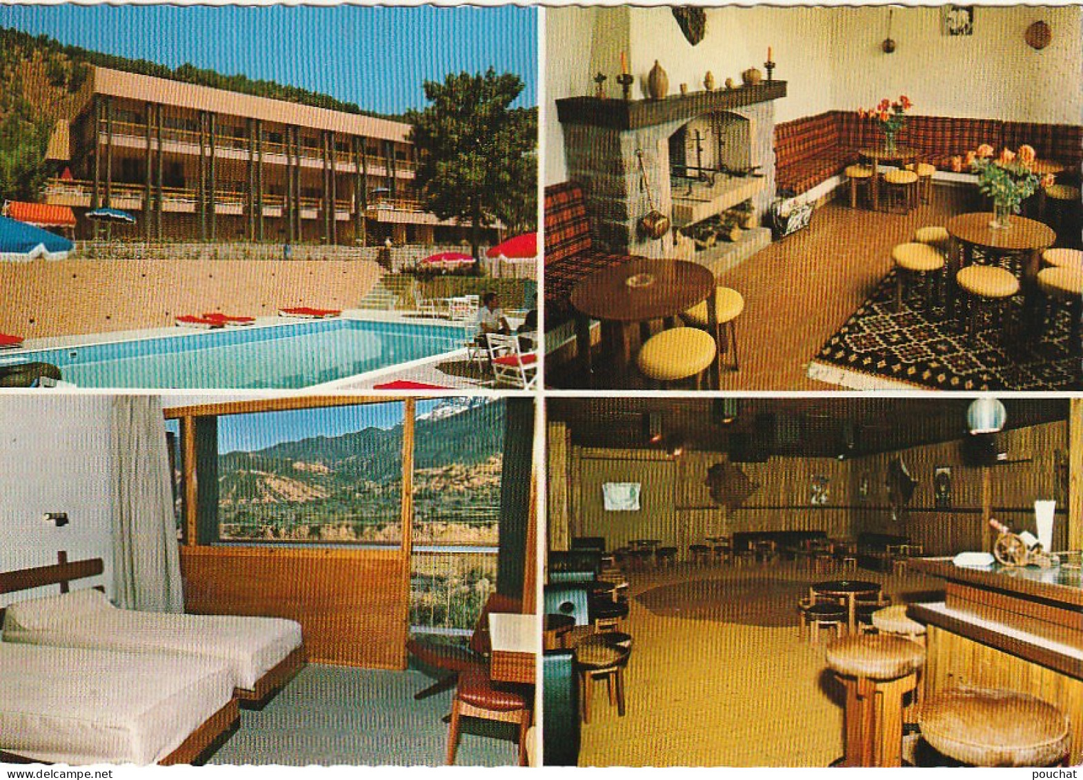 CE10 - REGION DE MARRAKECH  - " OURIKA HOTEL " -  VALLEE DE L ' OURIKA - CARTE MULTIVUES COULEURS   -   2 SCANS - Marrakech