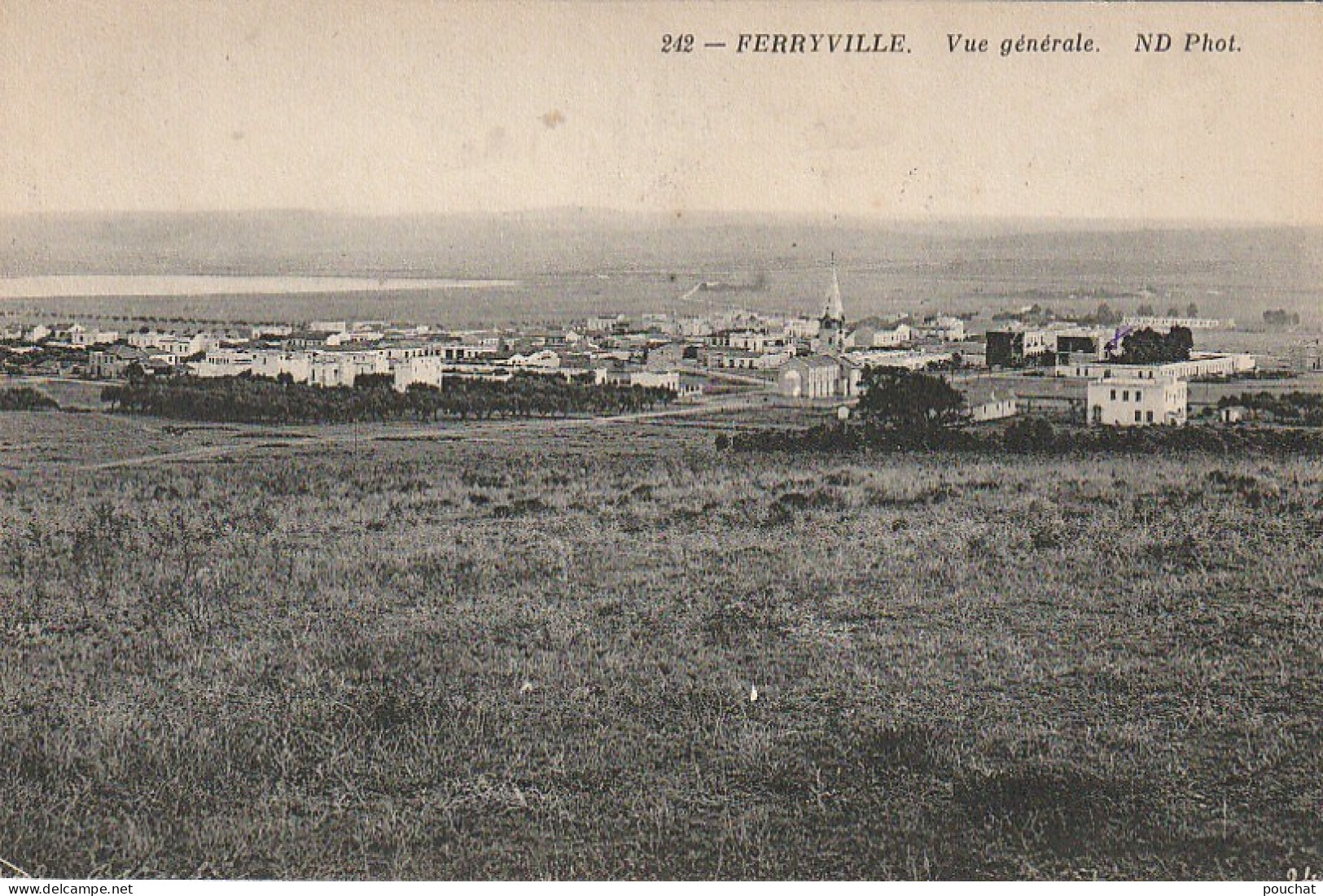 CE11  - FERRYVILLE  ( TUNISIE ) -   VUE GENERALE  -  2 SCANS - Tunisia