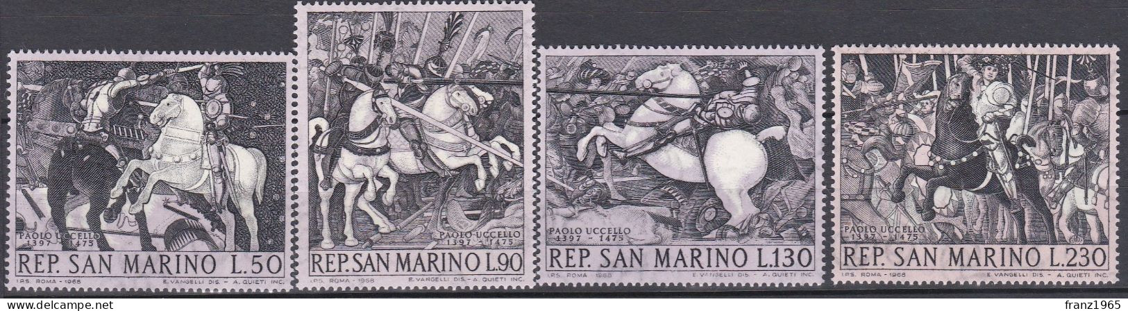 Paolo Uccello Paintings - 1968 - Unused Stamps