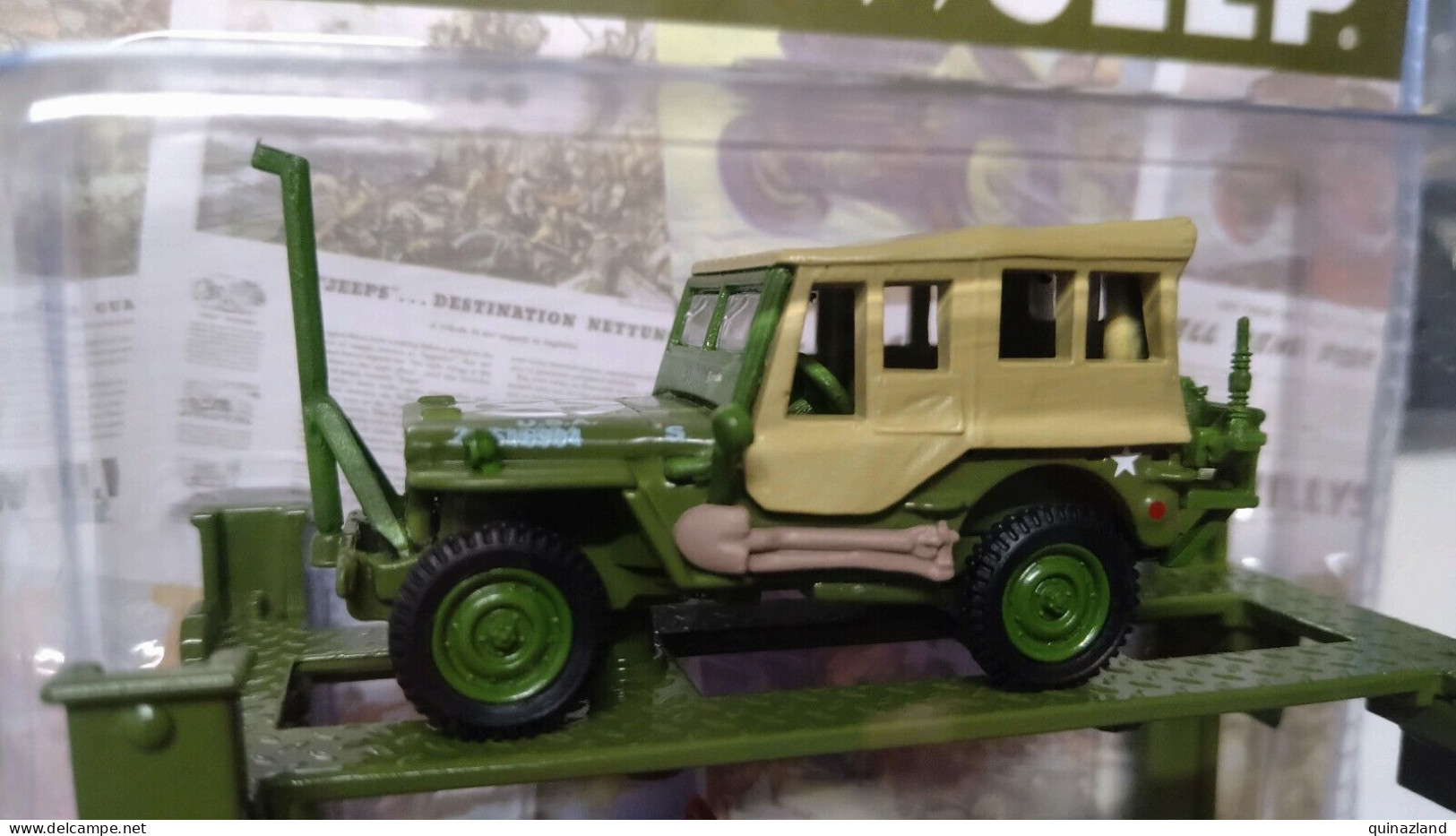 M2 Machines Auto-Lift Willy's Jeep 1944 Jeep MB (NG129) - Andere & Zonder Classificatie