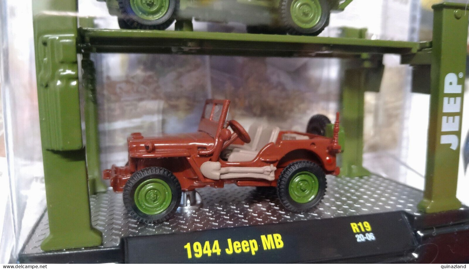 M2 Machines Auto-Lift Willy's Jeep 1944 Jeep MB (NG129) - Altri & Non Classificati