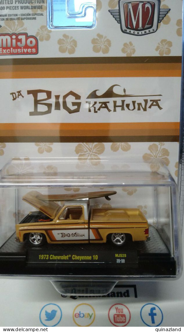 M2 Machines Da Big Kahuna 1973 Chevrolet Cheyenne 10 Exclusive Mijo (NG94) - Otros & Sin Clasificación