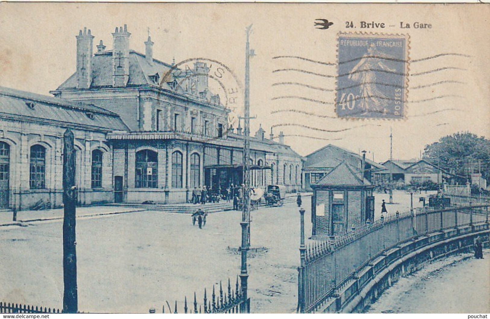 BE3 -(19) BRIVE - LA GARE  - ANIMATION  -  2 SCANS - Brive La Gaillarde