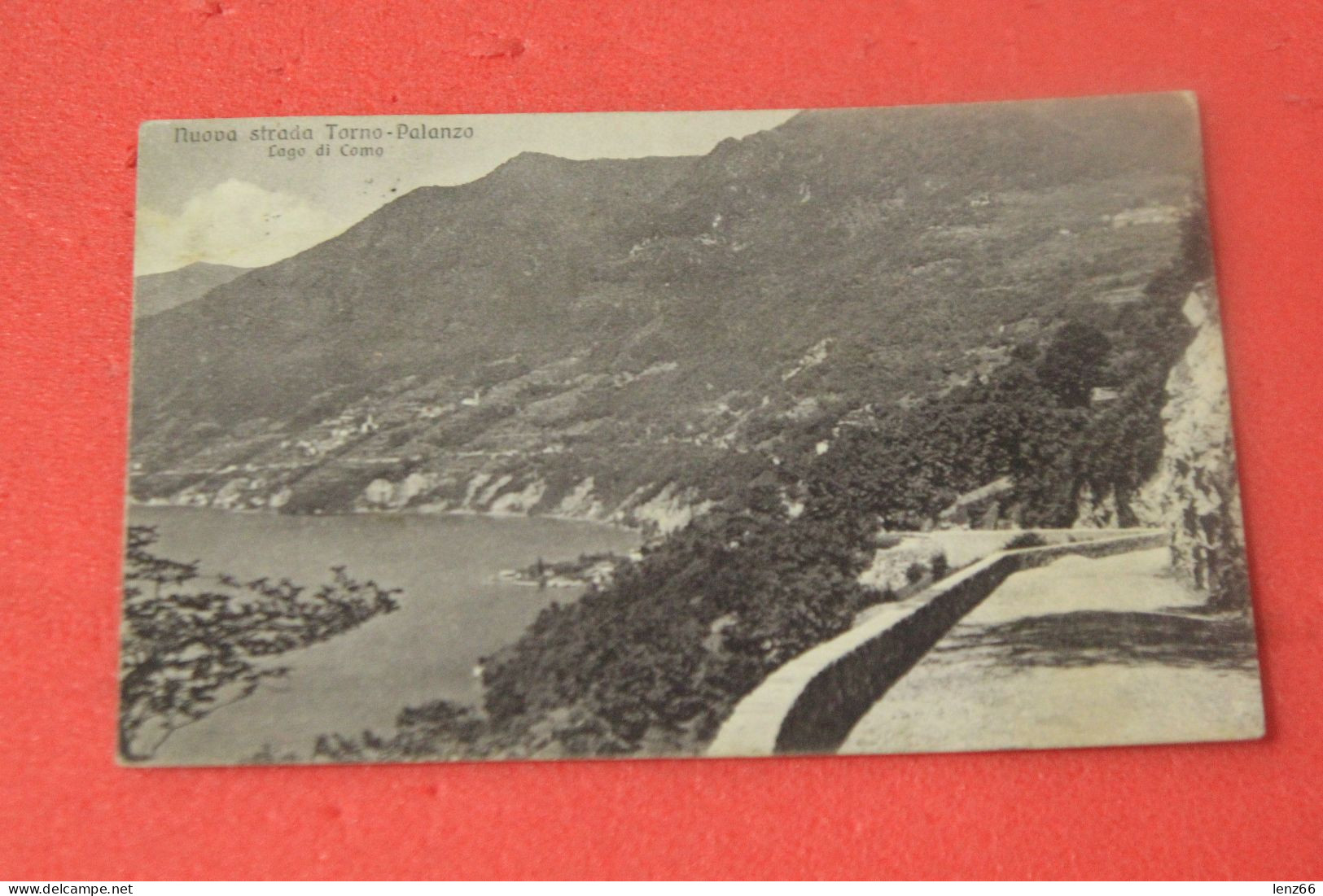 Lago Di Como Torno Pallanza La Strada 1923 Ed. Brunner - Como