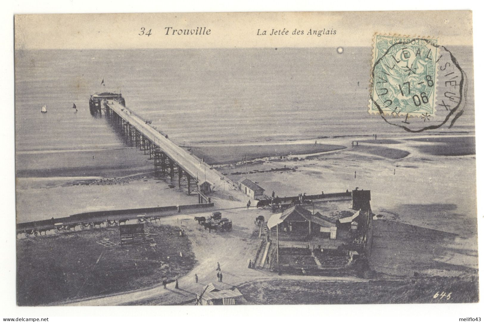 14/ CPA - Trouville - La Jetée Des Anglais - Trouville