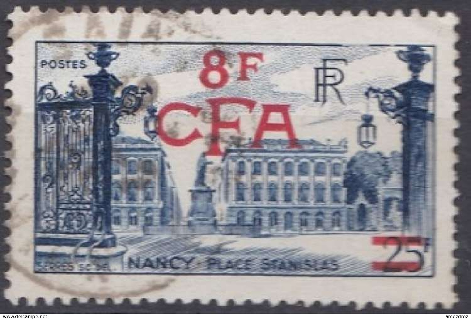 Réunion 1949 Timbres De France 1945-1951 Surchargé CFA Et Surtaxés (H35) - Usados