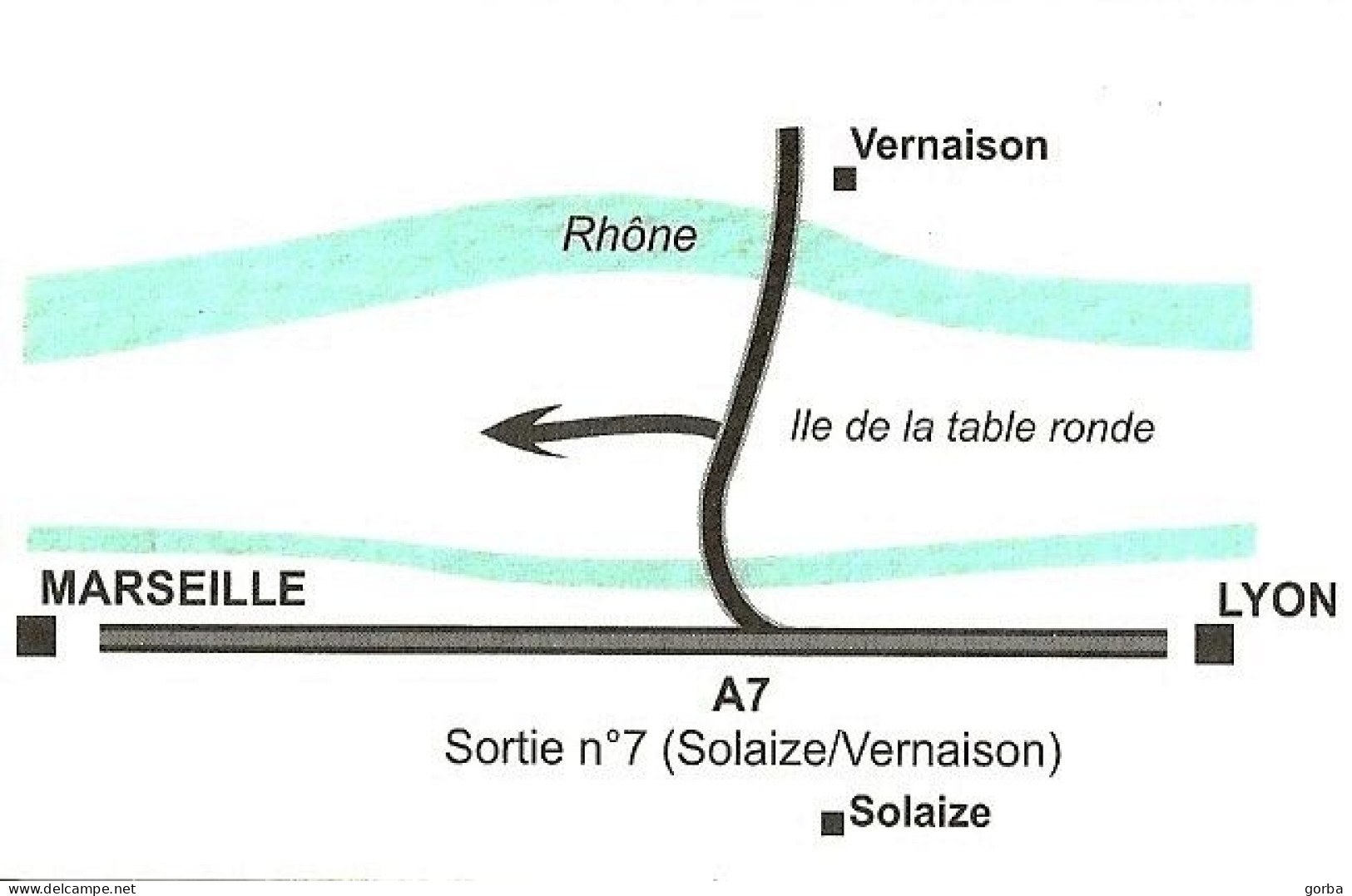 *Carte Visite Restaurant - Chez PAUL ' O à Vernaison-Solaize (69) - Visitenkarten