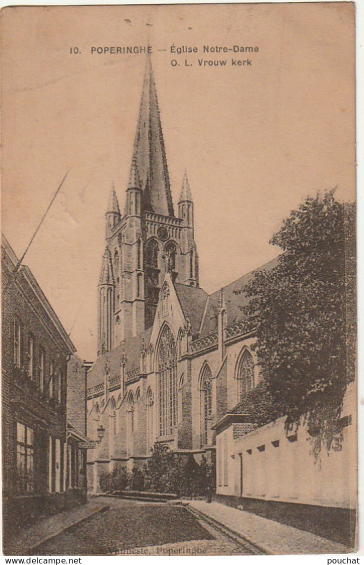 CE4 - POPERINGHE ( BELGIQUE ) -  EGLISE NOTRE DAME -  2 SCANS - Poperinge