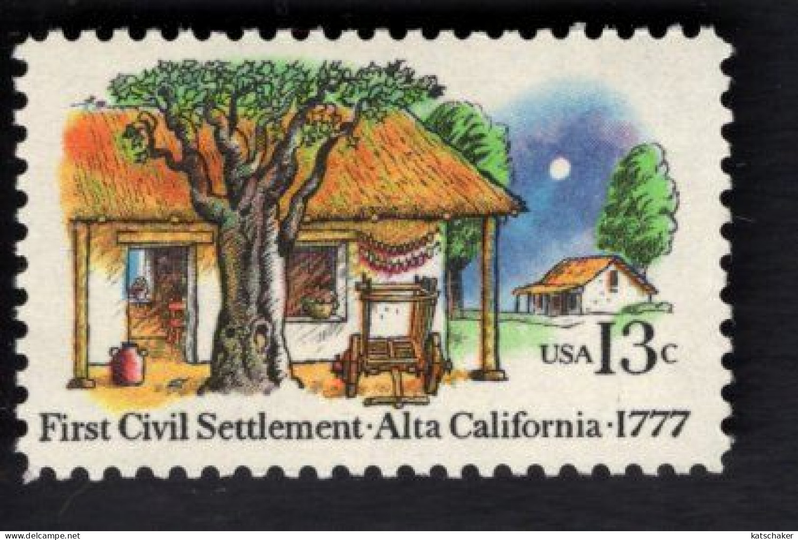 199965415 SCOTT 1725 (XX) POSTFRIS MINT NEVER HINGED - FARM HOUSES  - ALTA CALIFORNIA ISSUE - Nuovi
