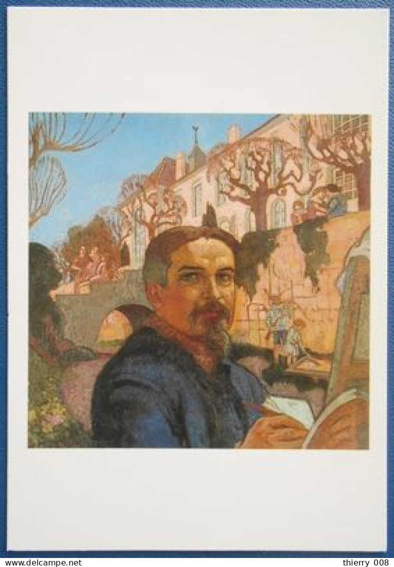 F71  Moi Autoportraits Du XX Siècle  Maurice Denis Autoportrait Devant Le Prieuré - Peintures & Tableaux