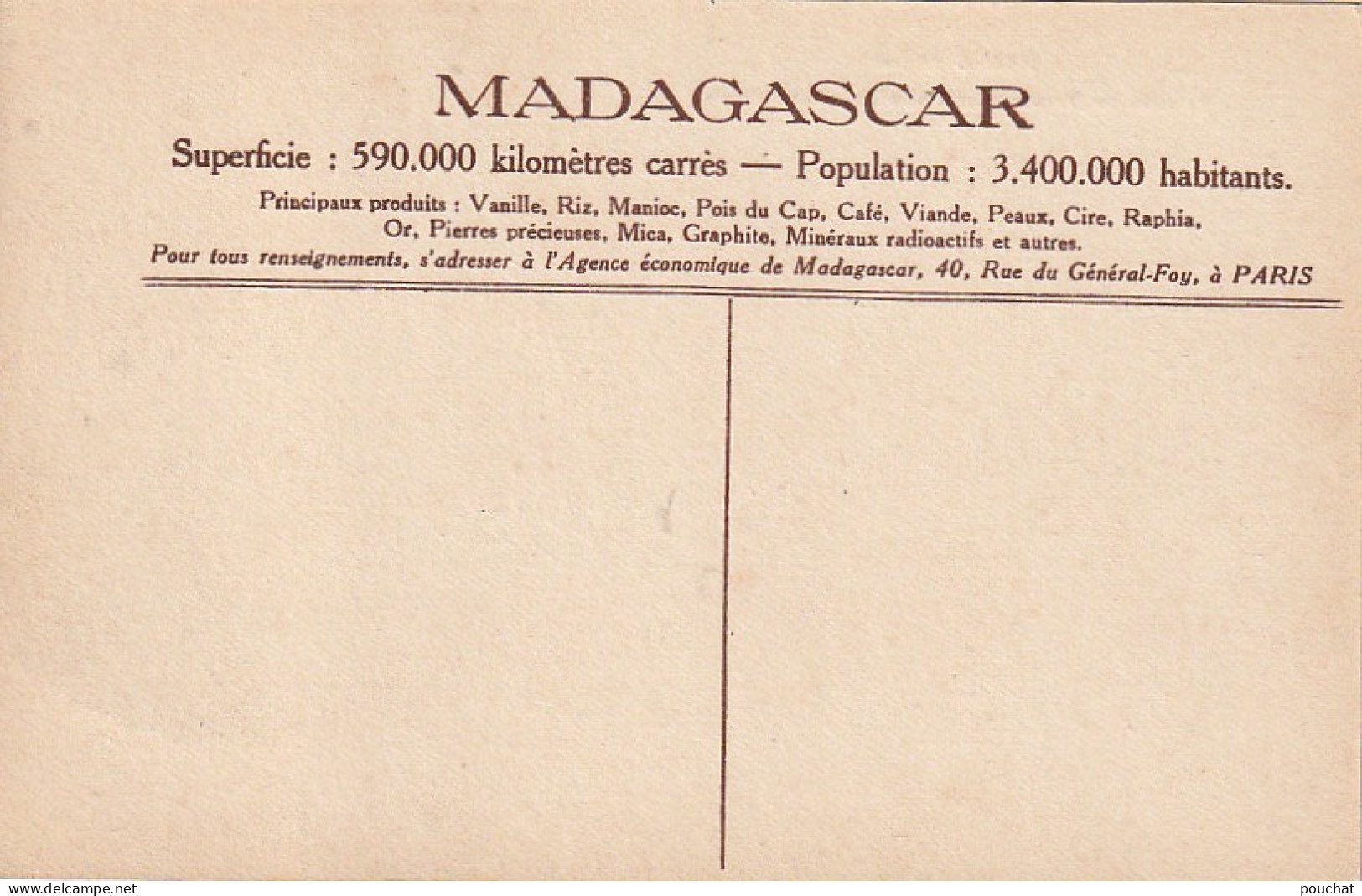 CE6 -  VILLAGE DE TRAVAILLEURS SUR UNE CONCESSION (  MADAGASCAR ) - ANIMATION  -  2 SCANS - Madagascar