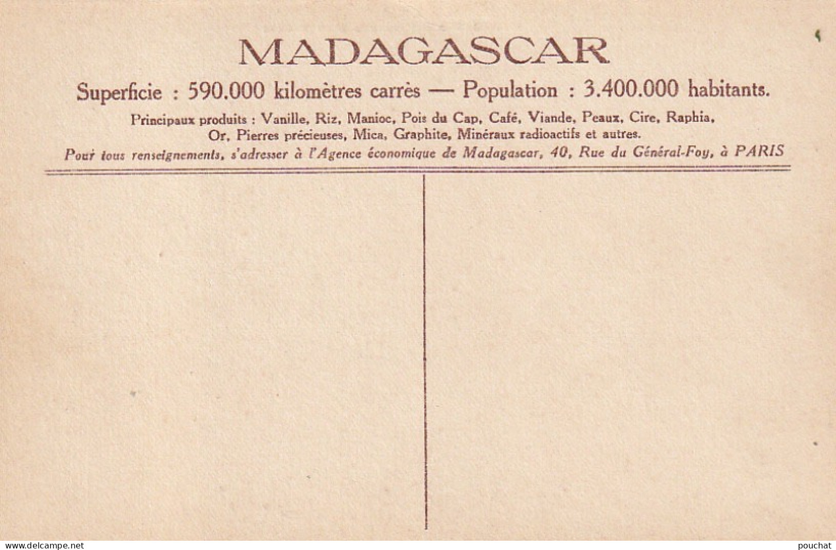 CE6 - MADAGASCAR  -  COUPLE D ' AUTRUCHES  -   2 SCANS - Madagaskar