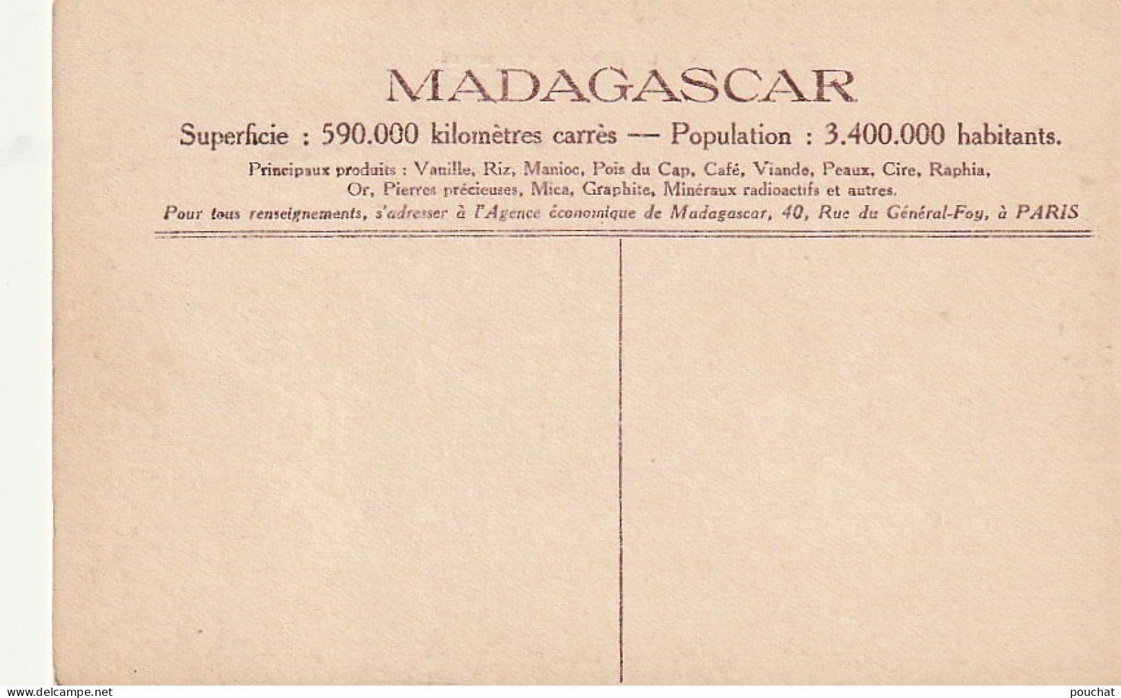 CE6 - LES RIZIERES D' ANTSIRABE ( MADAGASCAR )  -  2 SCANS - Madagascar