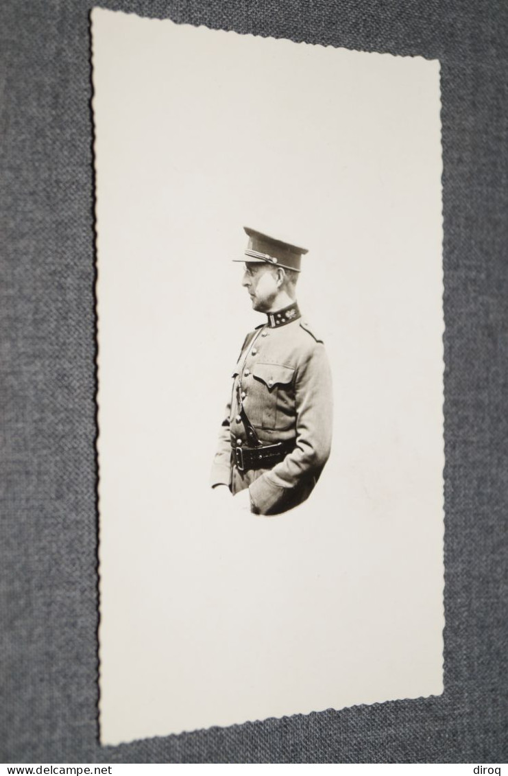 Belle Carte Photo Originale,Guerre 14-18,Elsenborn,le Roi, 14 Cm. Sur 9 Cm - Krieg, Militär