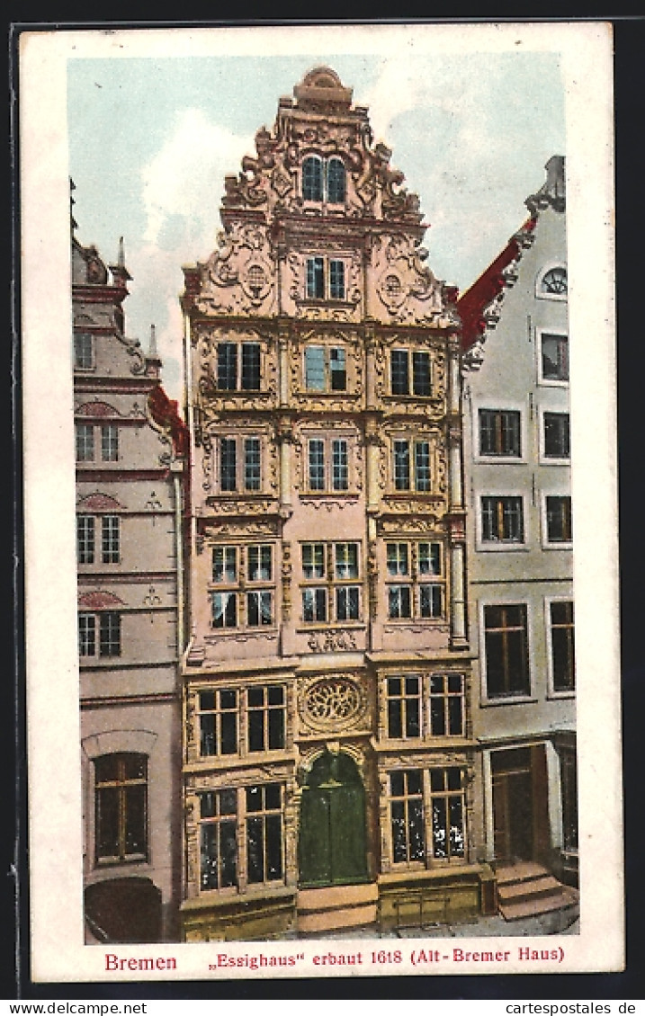 AK Bremen, Essighaus, Fassade  - Bremen