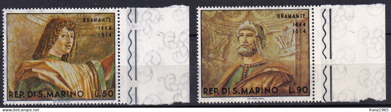 Bramante Paintings - 1969 - Unused Stamps