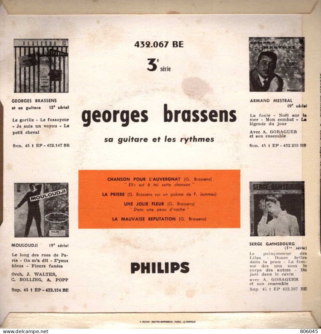 Georges Brassens - 3ème érie - Altri - Francese