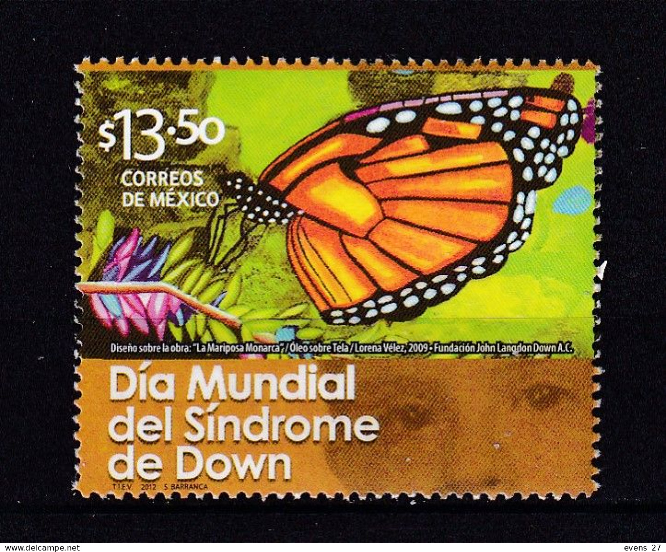 MEXICO-2012-BUTTERFLY-MNH. - Mexiko