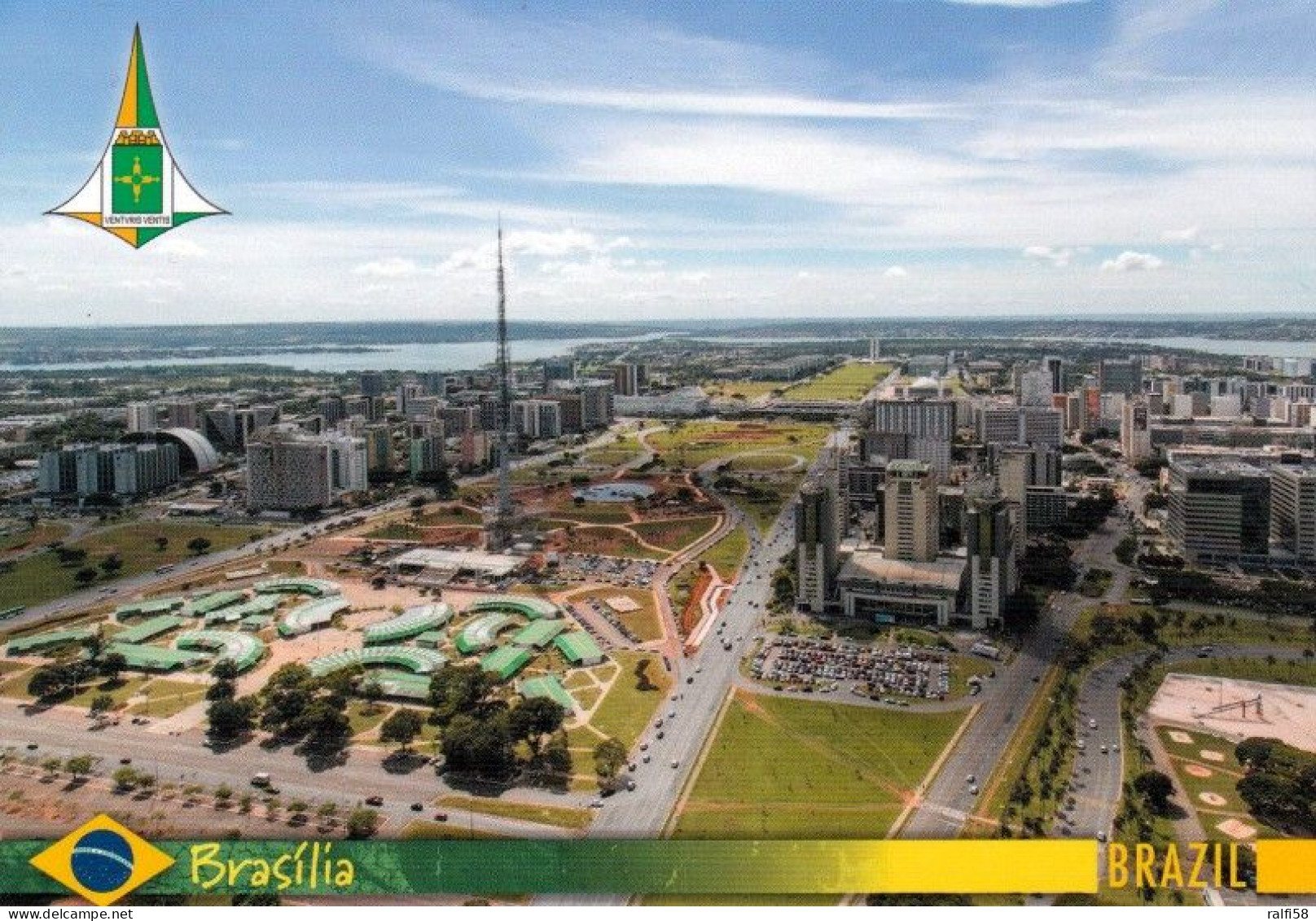 1 AK Brasilien * Ansicht Von Brasília - Die Hauptstadt Brasiliens Ist Seit 1987 UNESCO Weltkulturerbe * - Brasilia