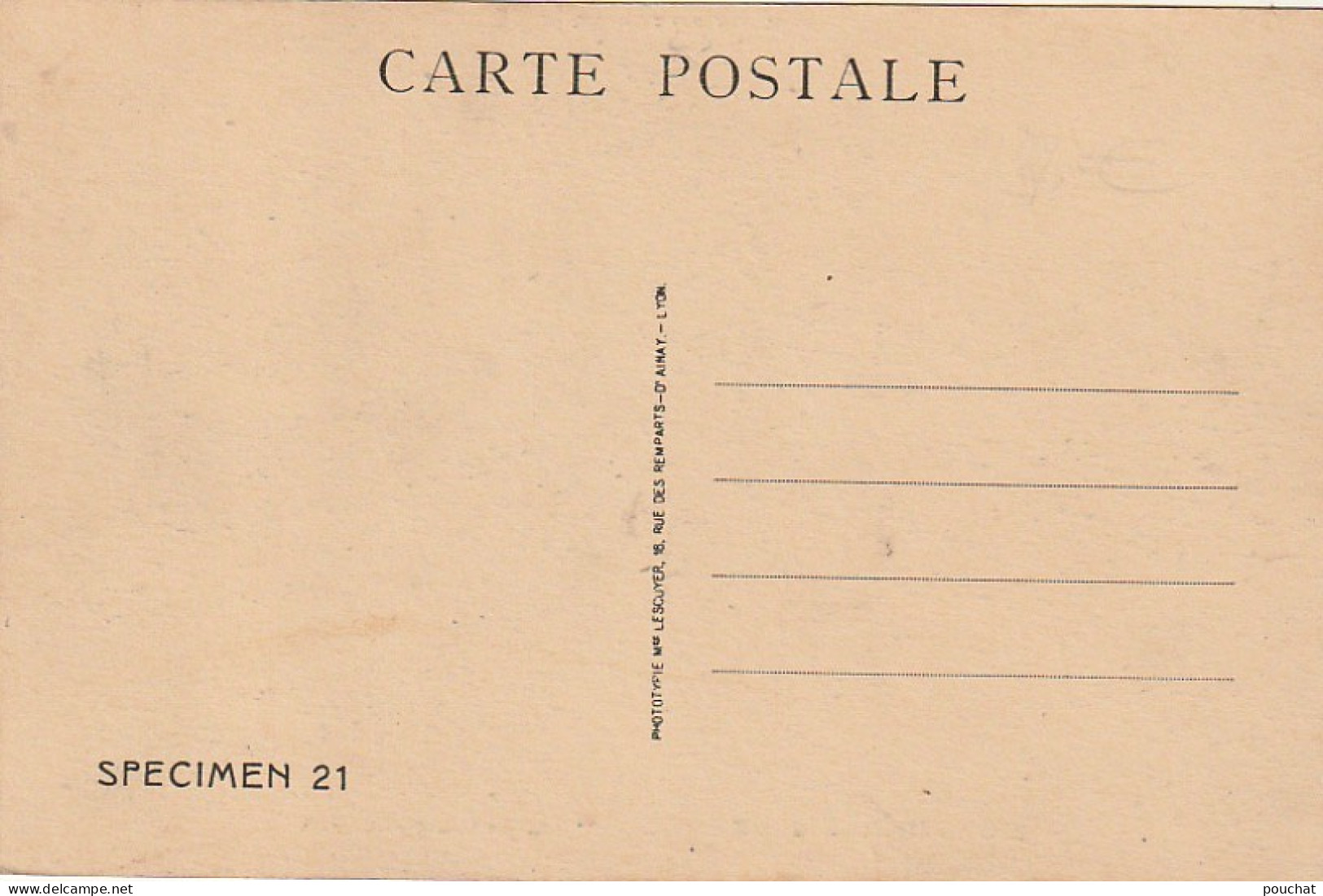 ALnw 3-(01) MONTMERLE SUR SAONE " AU SOLEIL COUCHANT " - TROUPEAU S' ABREUVANT-( SPECIMEN 21 ) - 2 SCANS - Sin Clasificación