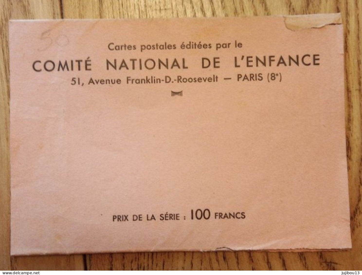 Lot 4 Cartes Du Comité National De L'enfance - 5 - 99 Karten