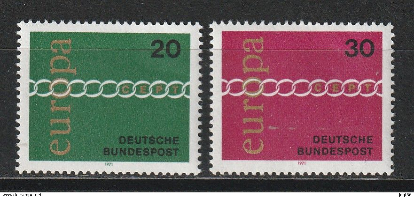 Bund Michel 675 - 676 Europa ** - Ongebruikt