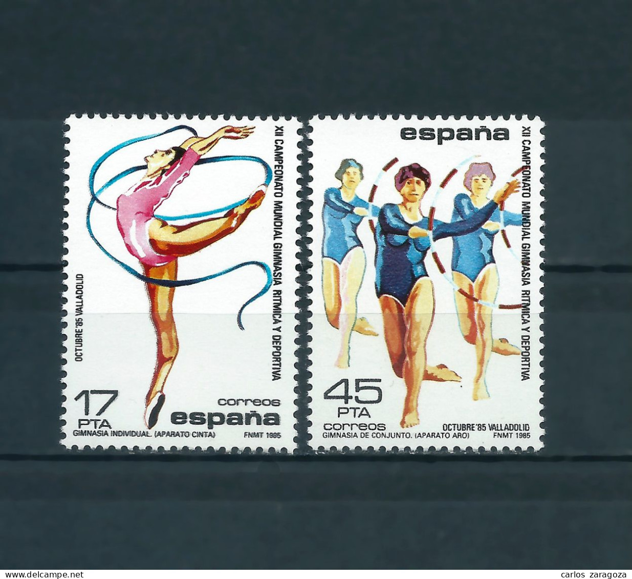 1985 ESPAÑA — GIMNASIA RÍTMICA ** 2811/2812, YT 2431/2432, Mi 2696/2697 Serie Completa - Unused Stamps