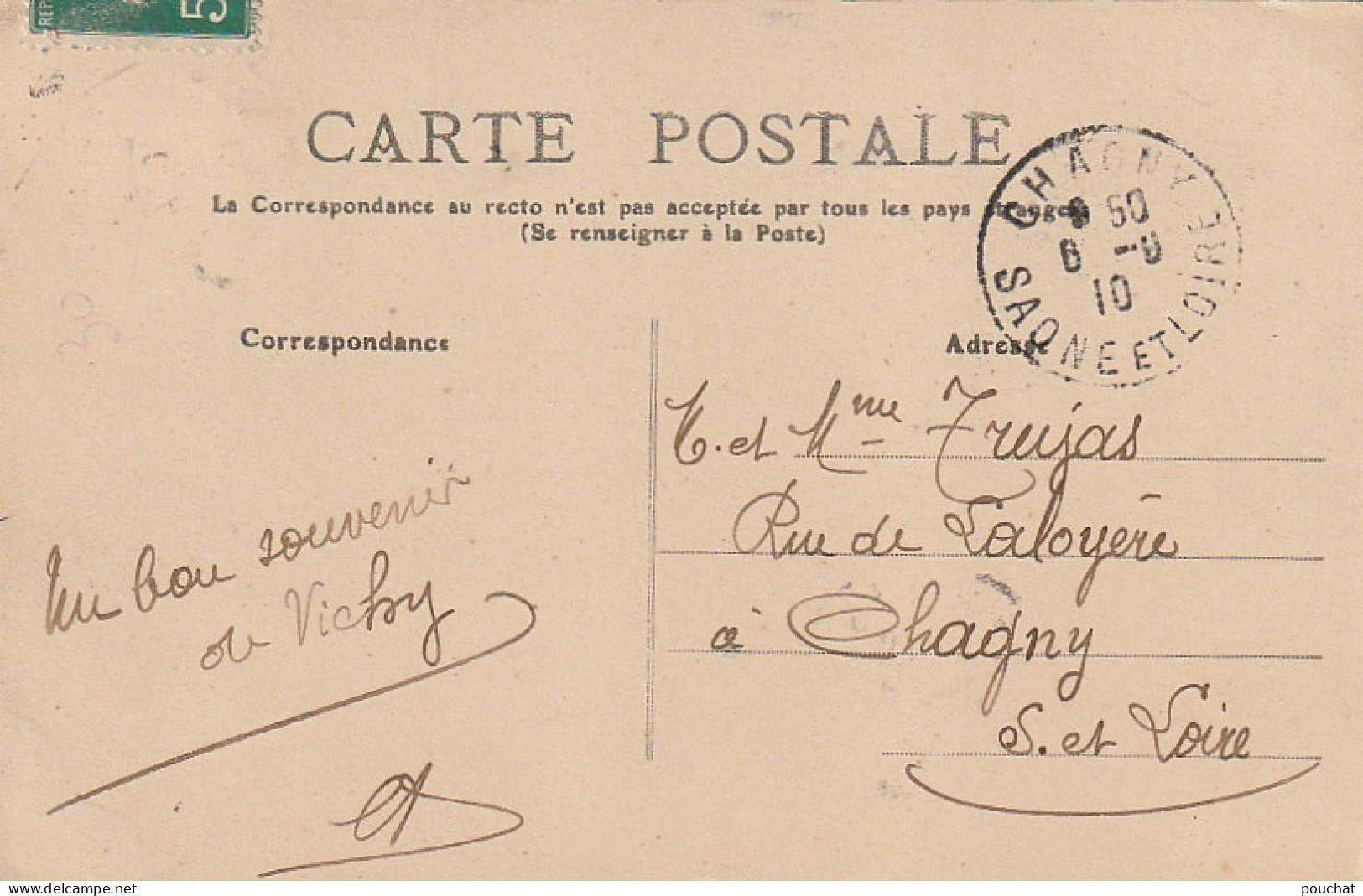 ALnw 5-(03) SOUVENIR DE VICHY - CARTE FANTAISIE MULTIVUES - 2 SCANS - Vichy