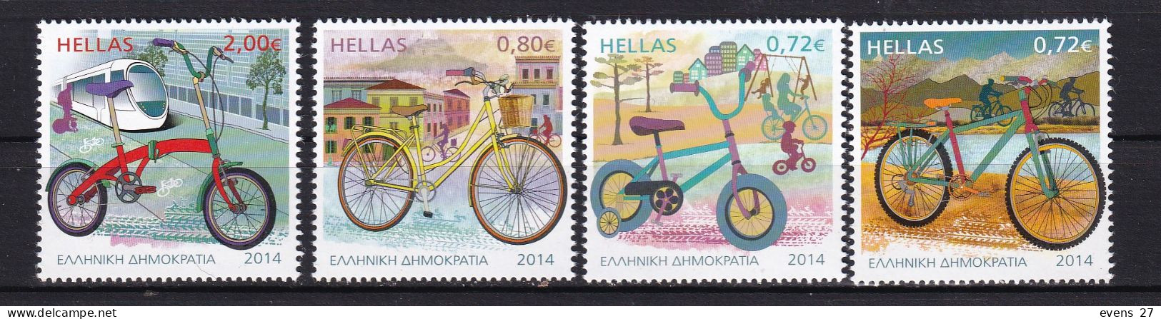 GREECE-2014-BICYCLES-MNH. - Neufs