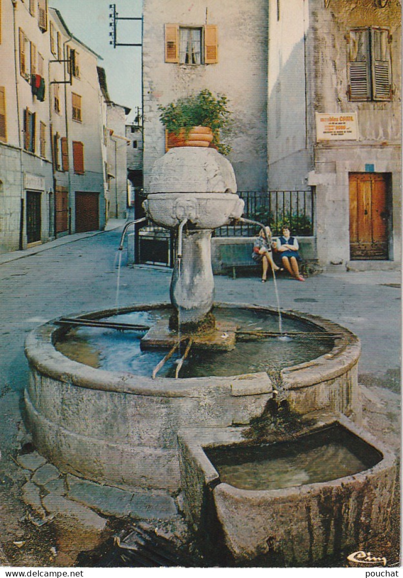 ALnw6 -(04) CASTELLANE - FONTAINE AUX LIONS - HABITANTES - 2 SCANS - Castellane