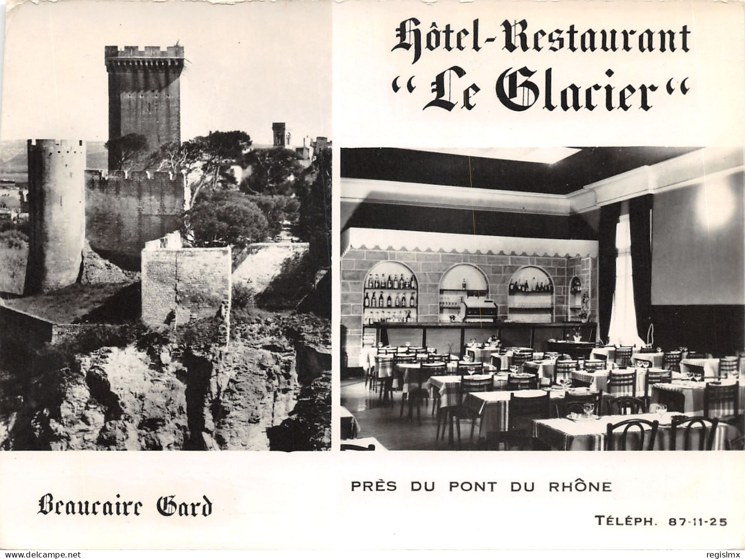 30-BEAUCAIRE-HOTEL LE GLACIER-N°541-D/0125 - Beaucaire