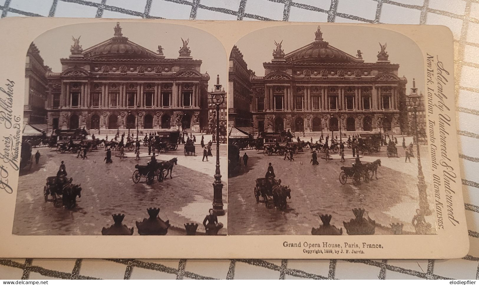 Le Grand Opéra, Paris, France. Underwood Stéréo - Visores Estereoscópicos