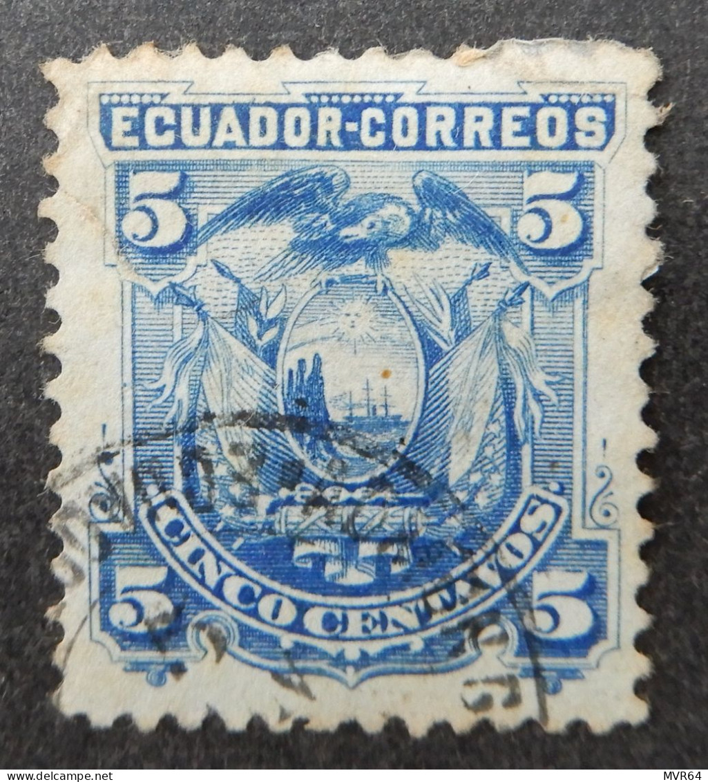 Ecuador 1881 1887 (1) Coat Of Arms - Ecuador