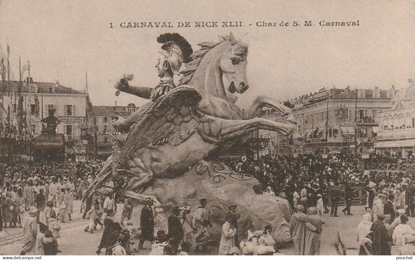 ALnw 8-(06) NICE - CARNAVAL DE NICE XLII - CHAR  DE SA MAJESTE CARNAVAL - 2 SCANS - Karneval