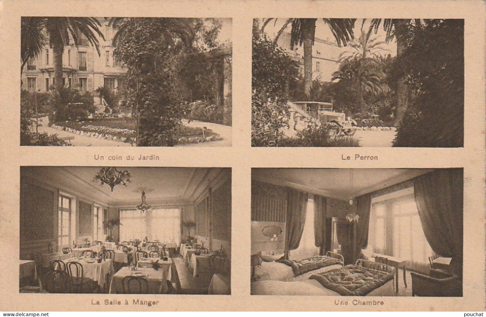 ALnw 9-(06) MENTON - EXCELSIOR HOTEL - CARTE DOUBLE MULTIVUES - 3 SCANS - Advertising