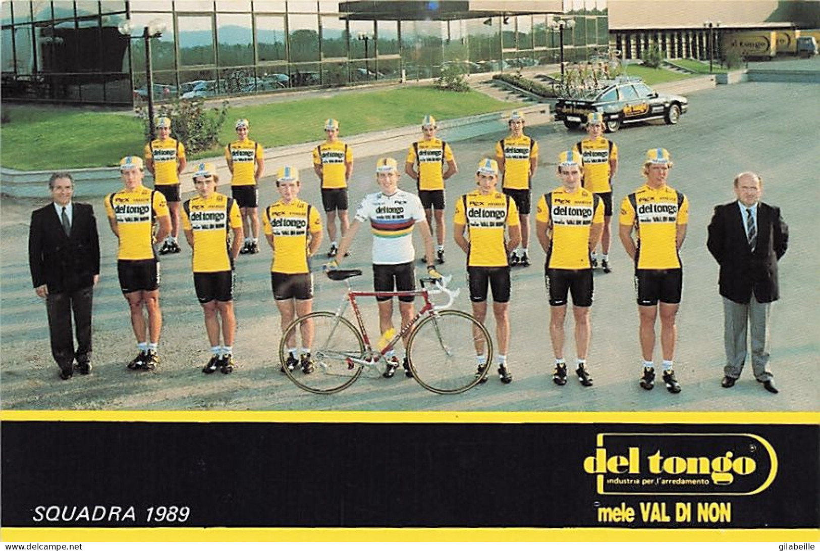 Vélo Coureur Cycliste - Squadra  DEL TONGO 1989 -  Cycling - Cyclisme - Ciclismo - Wielrennen  - Wielrennen