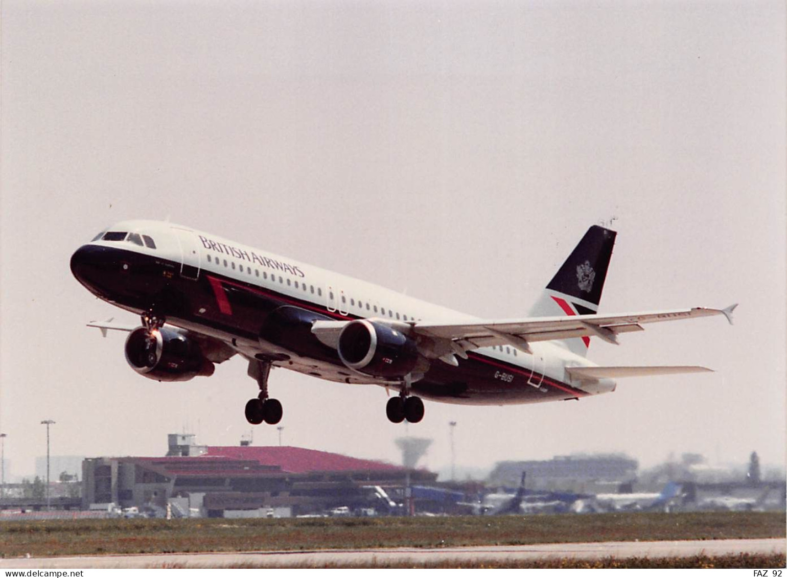 Airbus A320 In British Airways Colours - 180 X 130 Mm. - Photo Presse Originale - Luftfahrt