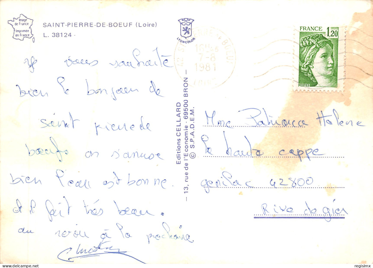 42-SAINT PIERRE DE BŒUF-N°543-A/0251 - Autres & Non Classés