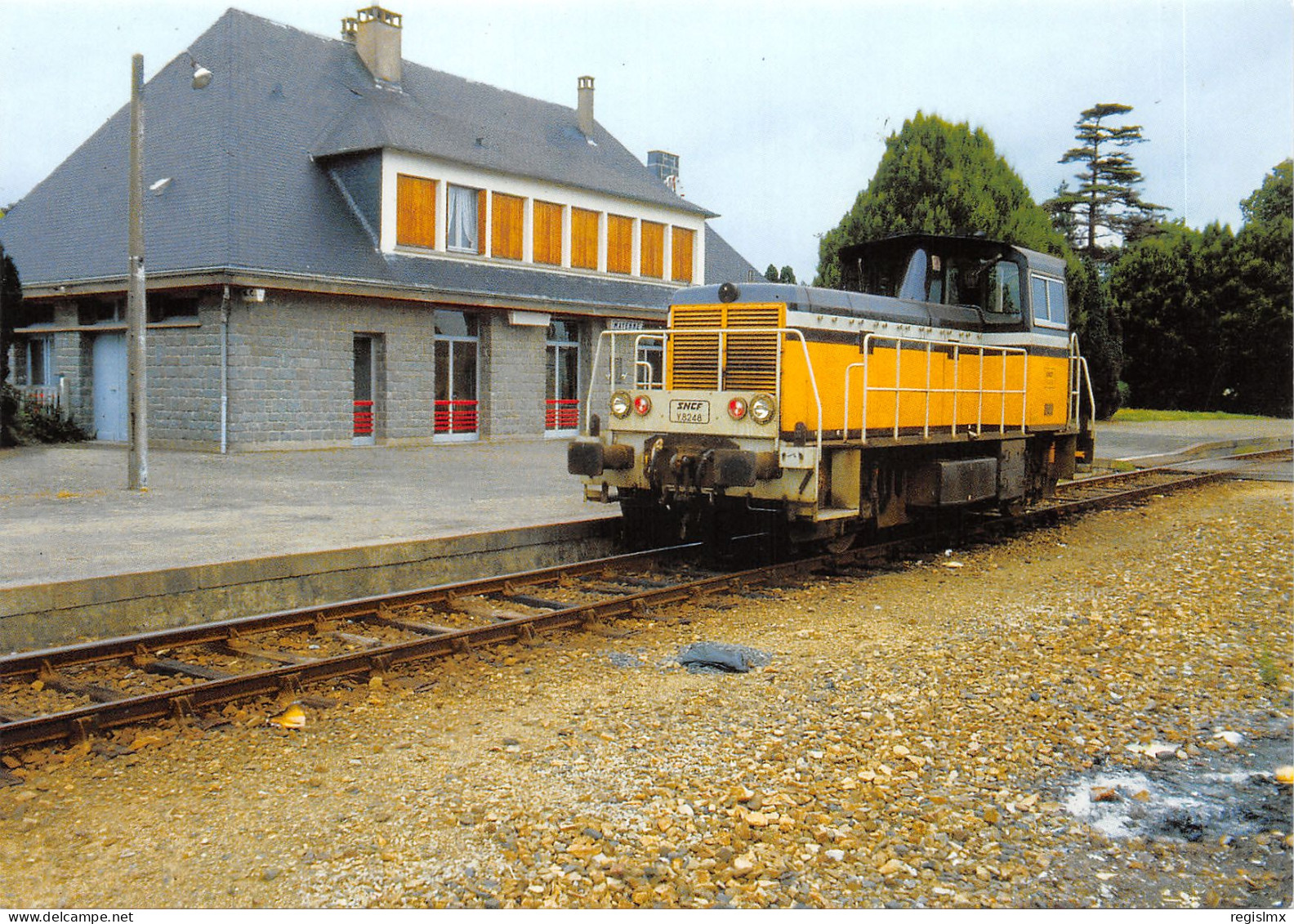 53-LIGNE LAVAL A FLERS-GARE-LOCOTRACTEUR-N°544-A/0207 - Other & Unclassified