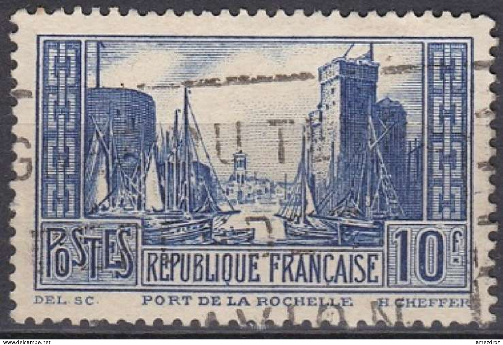 1921-1931 N° 261 France Port De La Rochelle (H20) - Used Stamps