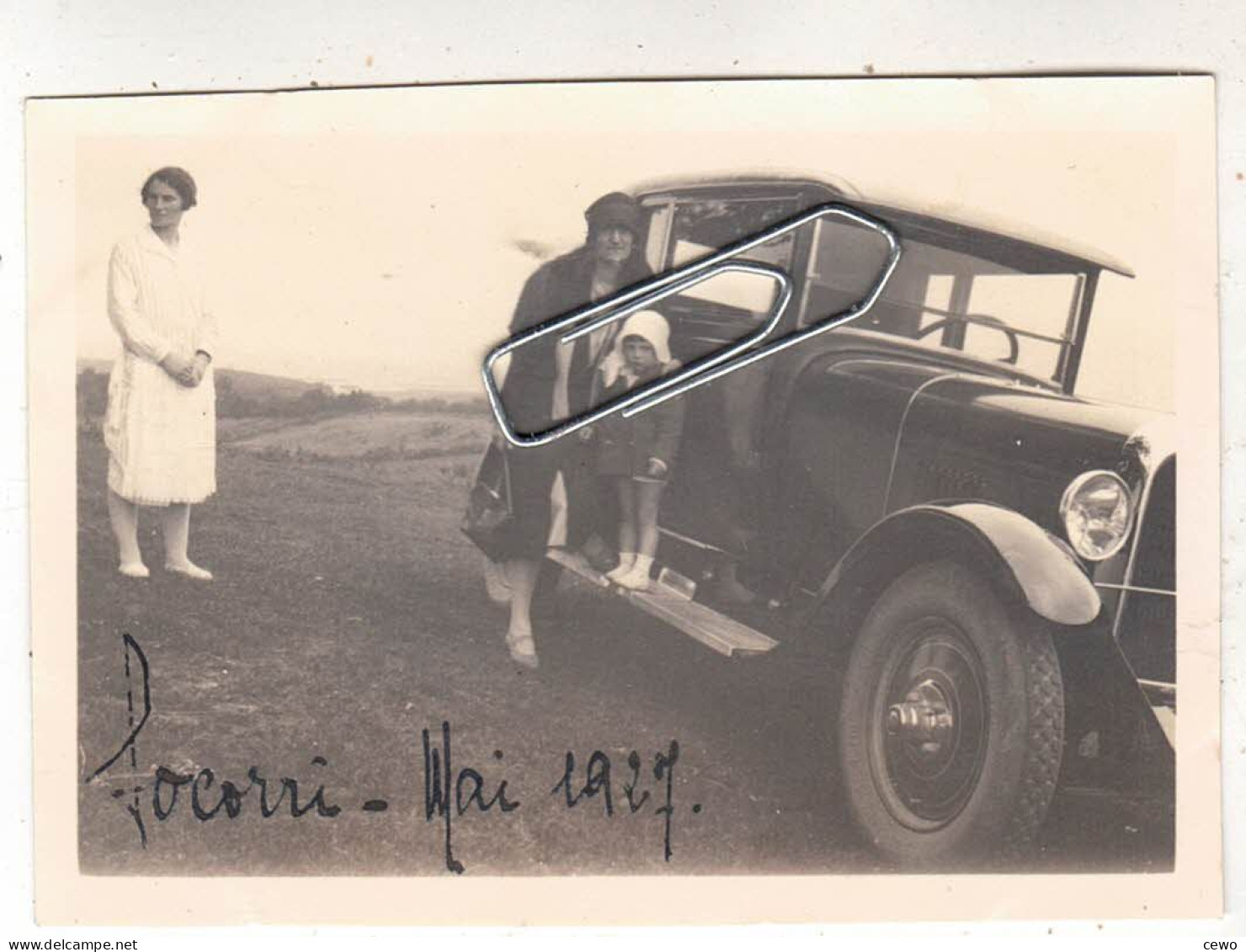 PHOTO VOITURE ANCIENNE CITROEN B 10 CABRIOLET 1927 - Cars