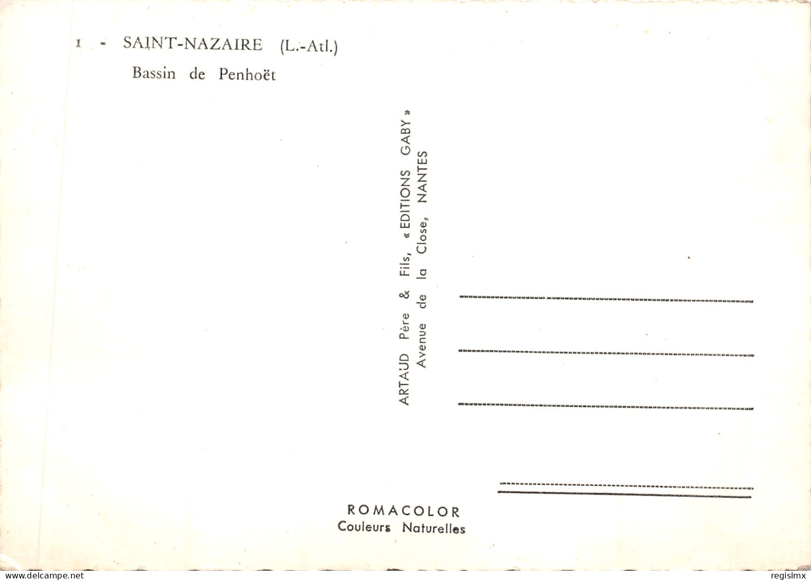 44-SAINT NAZAIRE-N°543-C/0123 - Other & Unclassified
