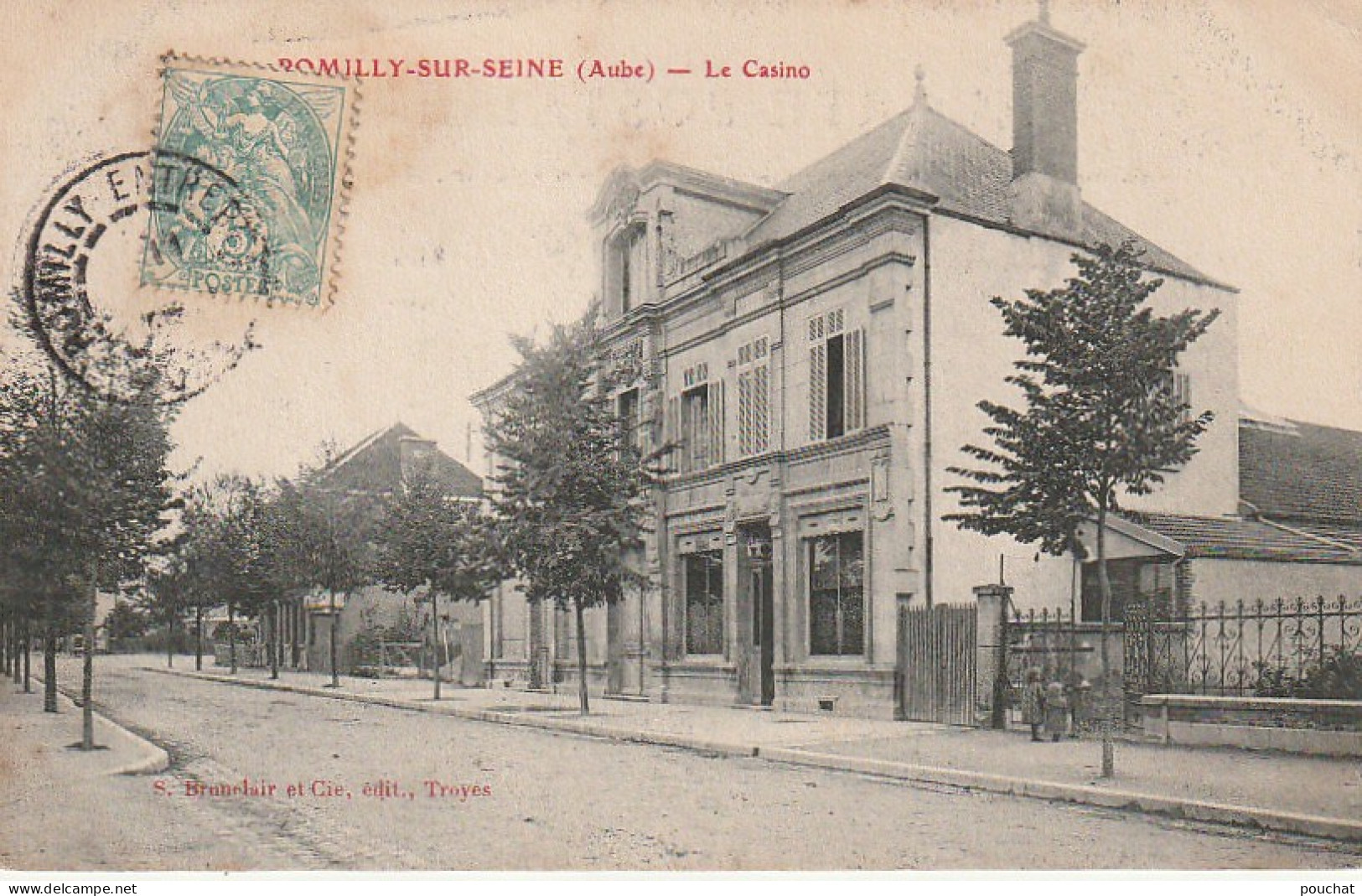 ALnw 13-(10) ROMILLY SUR SEINE - LE CASINO - EDIT. BRUNCLAIR & Cie , TROYES - 2 SCANS - Romilly-sur-Seine