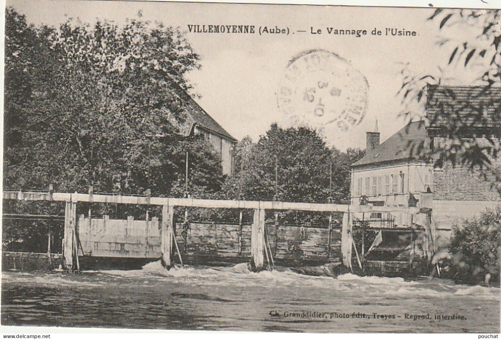 ALnw 13-(10) VILLEMOYENNE - LE VANNAGE DE L' USINE - EDIT. GRANDDIDIER , TROYES - 2 SCANS - Autres & Non Classés