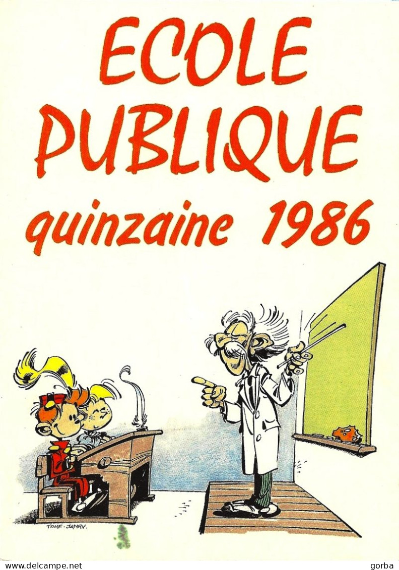 *CPM - Quinzaine De L'Ecole Publique 1986 - Portraits